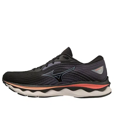 Mizuno (wmns)  Wave Sky 6 'black Hot Coral'