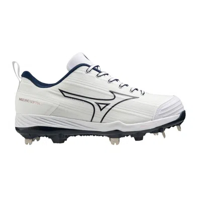 Pre-owned Mizuno Wmns Sweep 6 Low 'white Navy' | Women's Size 12