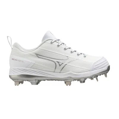 Pre-owned Mizuno Wmns Sweep 6 Low 'white Silver' | Women's Size 6.5