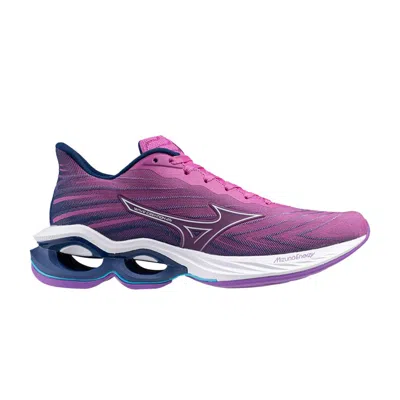 Pre-owned Mizuno Wmns Wave Creation 25 Ssw 'rosebud Navy Peony' In Purple