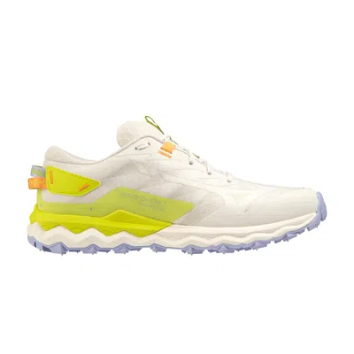 Pre-owned Mizuno Wmns Wave Daichi 7 Roxy 'snow White Limeade' | Cream | Women's Size 8