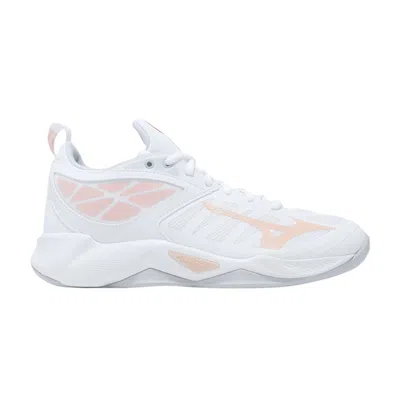 Pre-owned Mizuno Wmns Wave Dimension 'white Peach Parfait' | Women's Size 6.5
