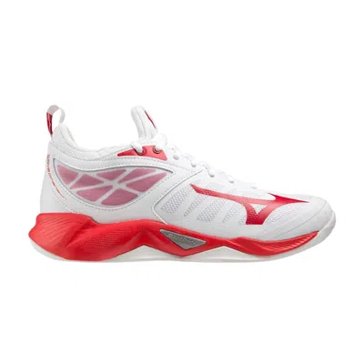 Pre-owned Mizuno Wmns Wave Dimension 'white Red'