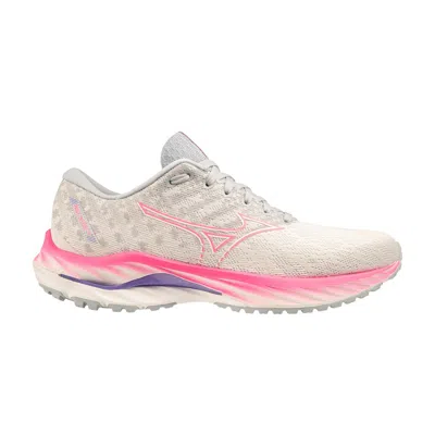 Pre-owned Mizuno Wmns Wave Inspire 19 'snow White High Vis Pink' | Cream | Women's Size 6.5