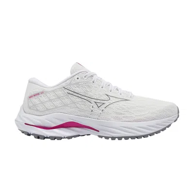 Pre-owned Mizuno Wmns Wave Inspire 20 'breast Cancer Awareness' | White | Women's Size 8.5