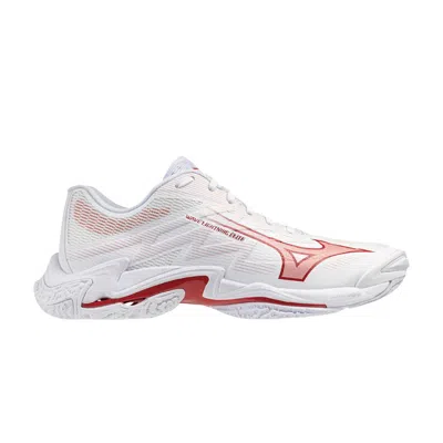 Pre-owned Mizuno Wmns Wave Lightning Elite 'white Red' | Women's Size 7