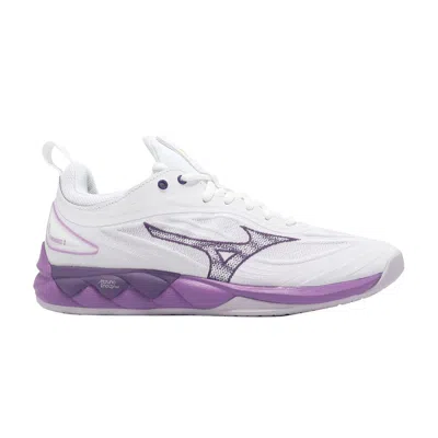 Pre-owned Mizuno Wmns Wave Luminous 3 'white Patrician Purple' | Women's Size 8