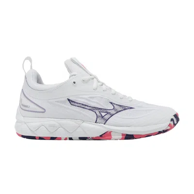 Pre-owned Mizuno Wmns Wave Luminous 3 'white Violet Indigo' | Women's Size 6