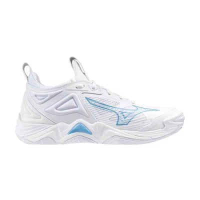 Pre-owned Mizuno Wmns Wave Momentum 3 'columbia' In White