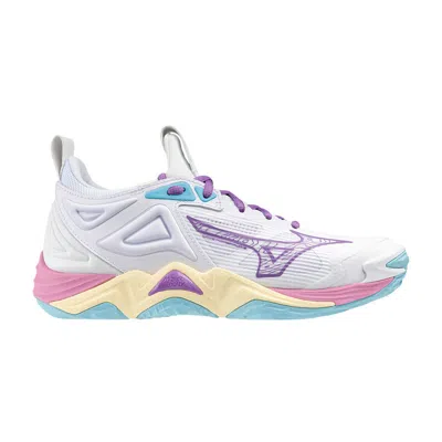 Pre-owned Mizuno Wmns Wave Momentum 3 'white Peace Blue' | Women's Size 13