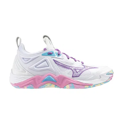 Pre-owned Mizuno Wmns Wave Momentum 3 'white Pink Tetra' | Women's Size 13