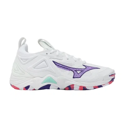 Pre-owned Mizuno Wmns Wave Momentum 3 'white Violet Indigo' | Women's Size 8