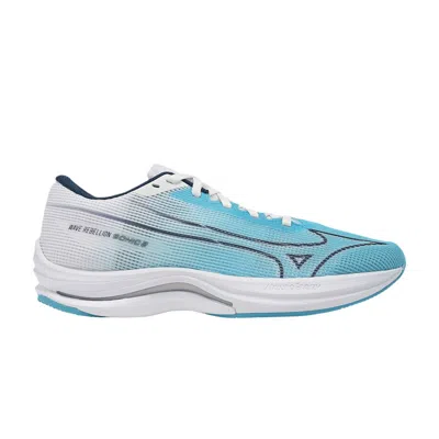 Pre-owned Mizuno Wmns Wave Rebellion Sonic 2 'river Blue White' | Women's Size 7.5