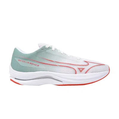 Pre-owned Mizuno Wmns Wave Rebellion Sonic 2 'white Cayenne Grey Mist' | Women's Size 7.5