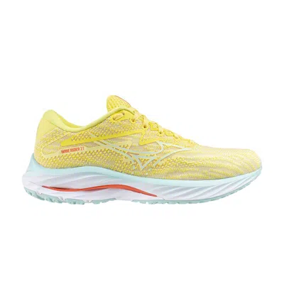 Pre-owned Mizuno Wmns Wave Rider 27 'anise Flower White' | Yellow | Women's Size 7