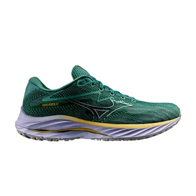 Pre-owned Mizuno Wmns Wave Rider 27 'eggshell Blue White'
