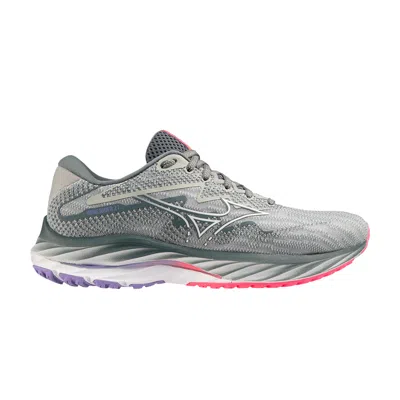 Pre-owned Mizuno Wmns Wave Rider 27 'pearl Blue White' In Grey