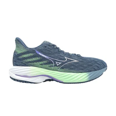 Pre-owned Mizuno Wmns Wave Rider 28 'citadel Neo Mint' | Blue | Women's Size 7