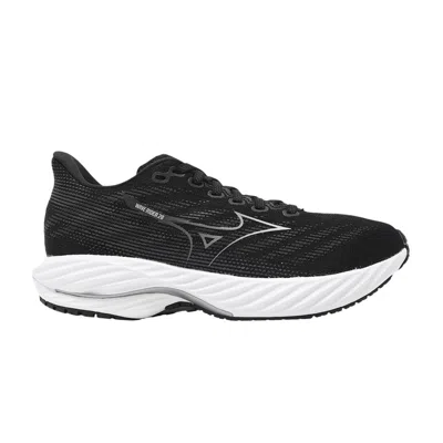 Pre-owned Mizuno Wmns Wave Rider 28 Super Wide 'black Silver' | Women's Size 6.5