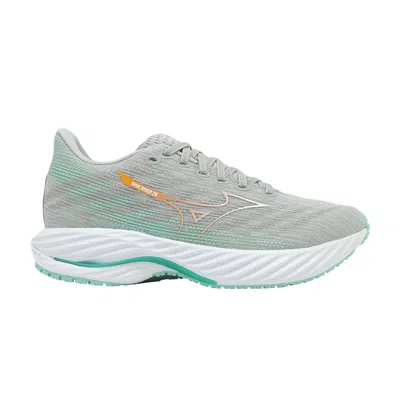 Pre-owned Mizuno Wmns Wave Rider 28 Super Wide 'harbor Mist' | Grey | Women's Size 8
