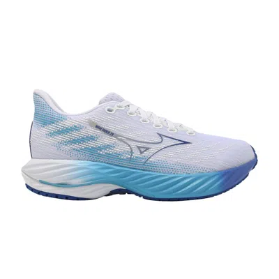 Pre-owned Mizuno Wmns Wave Rider 28 Wide 'white Mugen Blue' | Women's Size 10.5