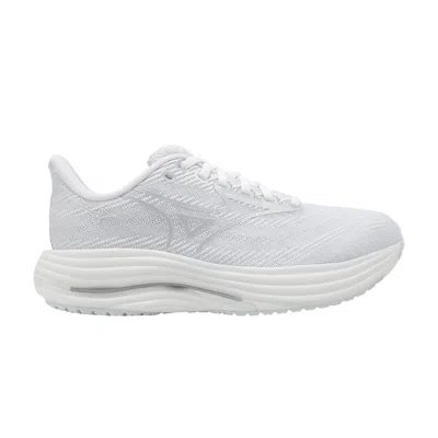 Pre-owned Mizuno Wmns Wave Rider 29 Super Wide 'white Silver' | Purple | Women's Size 8