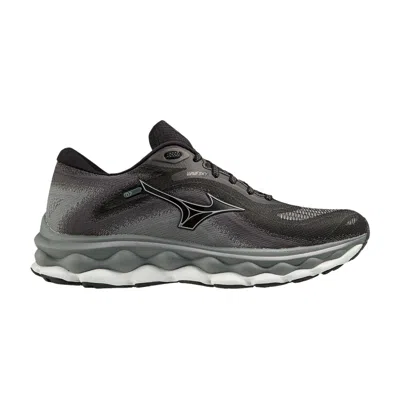 Pre-owned Mizuno Wmns Wave Sky 7 'black Silverstar'