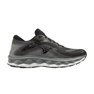 Pre-owned Mizuno Wmns Wave Sky 7 Wide 'black Silverstar' | Women's Size 8.5