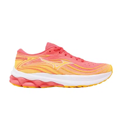 Pre-owned Mizuno Wmns Wave Skyrise 5 'dubarry Citrus' In Pink