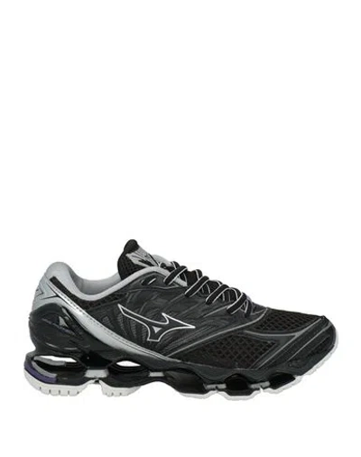 Mizuno Woman Sneakers Black Size 5 Textile Fibers