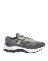 Mizuno Woman Sneakers Grey Size 6 Leather, Textile Fibers In Gray