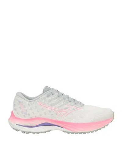 Mizuno Woman Sneakers Off White Size 8 Textile Fibers, Synthetic Fibers