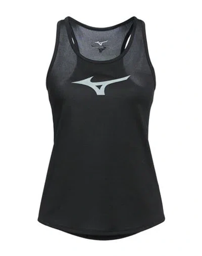 Mizuno Woman Tank Top Black Size S Polyester