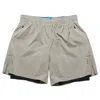 Mizuno Women's Alpha 5 In 2-in-1 Short In Vintage Khaki In Beige