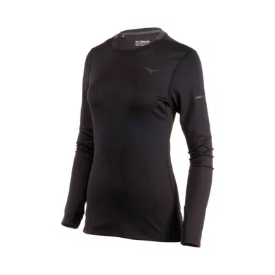 Mizuno Women's Breath Thermo Long Sleeve Top In Black