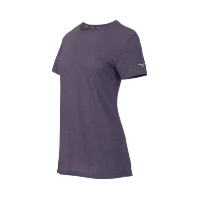 Mizuno Women's Infinity Tee In Navy In Brown