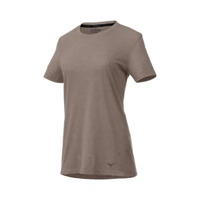 Mizuno Women's Inspire Tee In Vintage Khaki In Multi