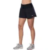 Mizuno Women's Multi Pocket Running Short In Black In Black