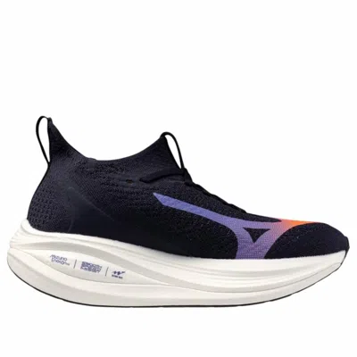 Mizuno Women's Neo Vista 2 Running Shoes In Baritone Blue/striking Coral In Multi
