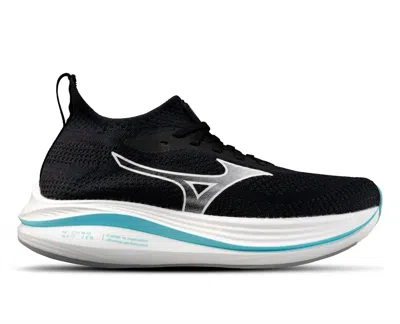 Mizuno Women's Neo Zen Running Shoes In Black-white