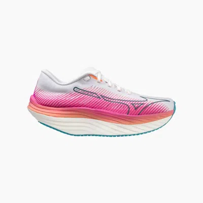 Mizuno Women's Rebellion Pro Shoes In 0073 Pink/white In Multi