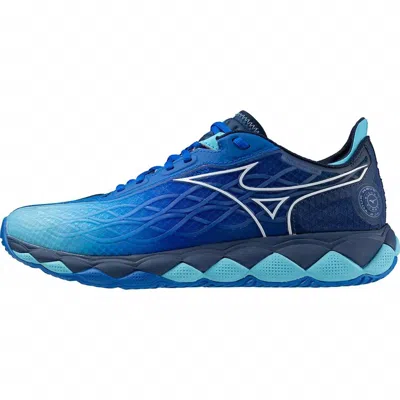 Mizuno Women's Wave Enforce Tour Ac Sneakers In Aqua/blue In Black