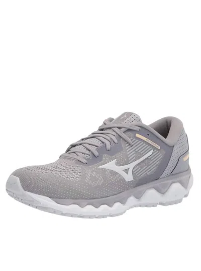 Mizuno Women's Wave Horizon 5 Shoe In Silver Filgre-barly Blue In Multi
