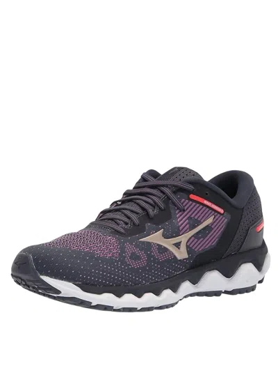Mizuno Women's Wave Horizon 5 Shoe In Violet/platinum In Multi