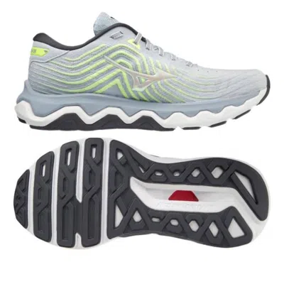 Mizuno Women's Wave Horizon 6 Running Shoes In Heather/white In Heather-white