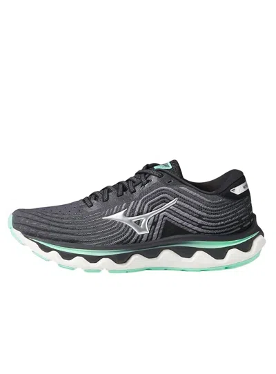 Mizuno Women's Wave Horizon 6 Shoe In Iron Door/silver In Multi