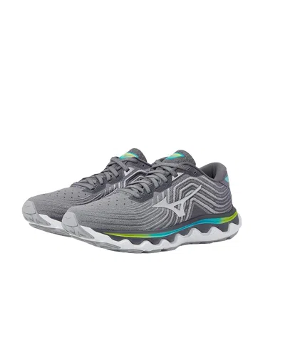 Mizuno Women Wave Horizon 6 Sneaker In Ultimate Grey/silver In Multi