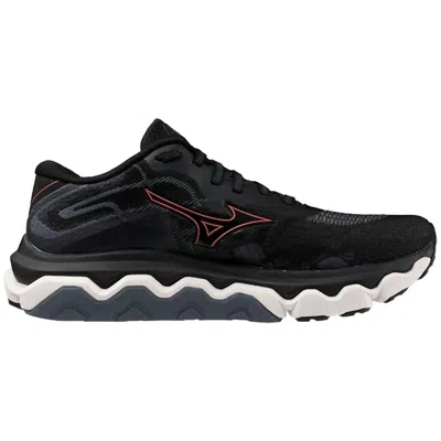 Mizuno Women's Wave Horizon 7 Running Shoes In Black Dubarry