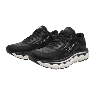 Mizuno Women's Wave Horizon 7 Shoe In Black/nimbus Cloud