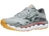 Mizuno Women's Wave Horizon 7 Shoes In Grey Mist/white In Multi